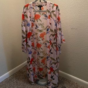 FOREVER 21‼️ Long Pink Kimono